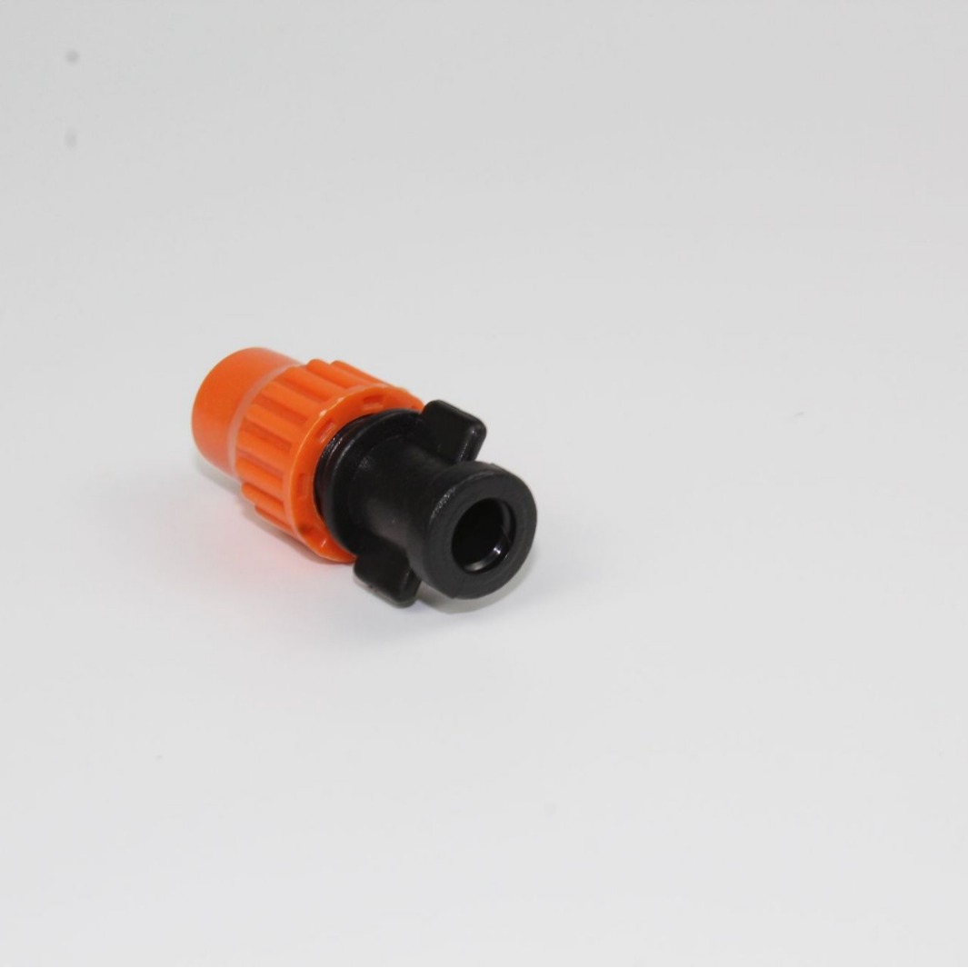 Nuevo naranja de una sola salida atomizador micro-rociador ajustable y cerrado jardín de riego doméstico de hongo enfriamiento y humidificación