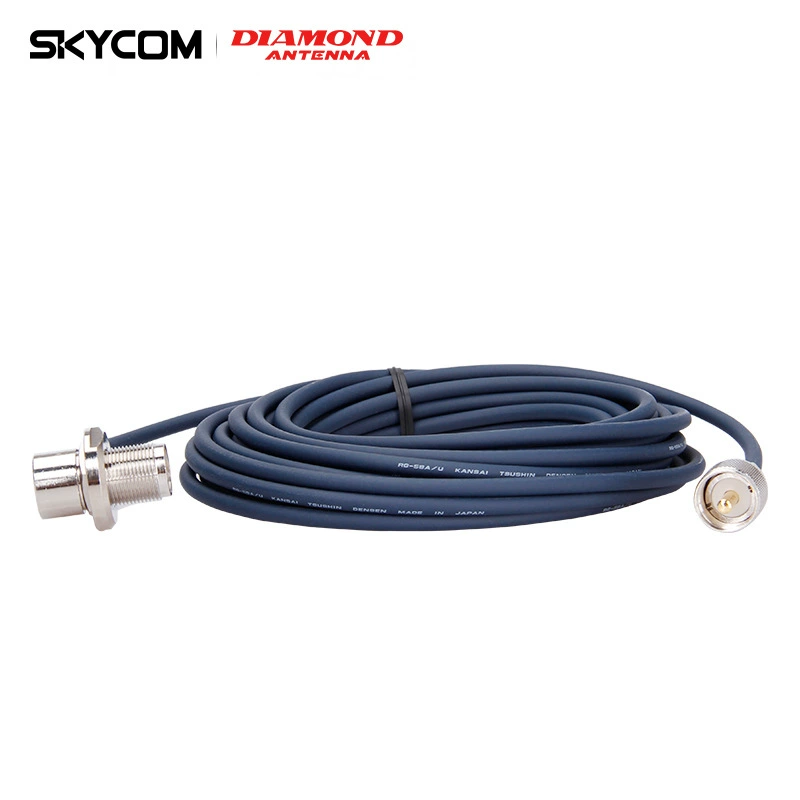 Япония Diamond RG7MR импортная автомобильная радиостанция чистый медный фидер 3/4/5/6/7 м RG58U 50-3