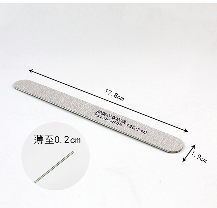 Archivo de uñas de molienda de uñas tira de lija de uñas tira de pulido de pulido de esponja especial tira de fricción conjunto de herramientas de manicuría