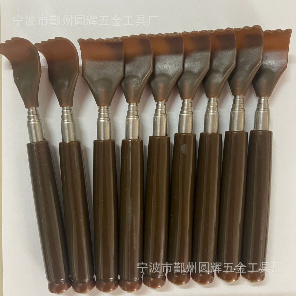 Телескопическая массажная щетка для спины из нержавеющей стали, пятисекционная, для домашнего использования, средство для снятия зуда.