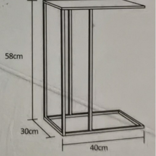 Mesas auxiliares modernas simples mesa lateral multifuncional para sala dormitorio oficina o balcón