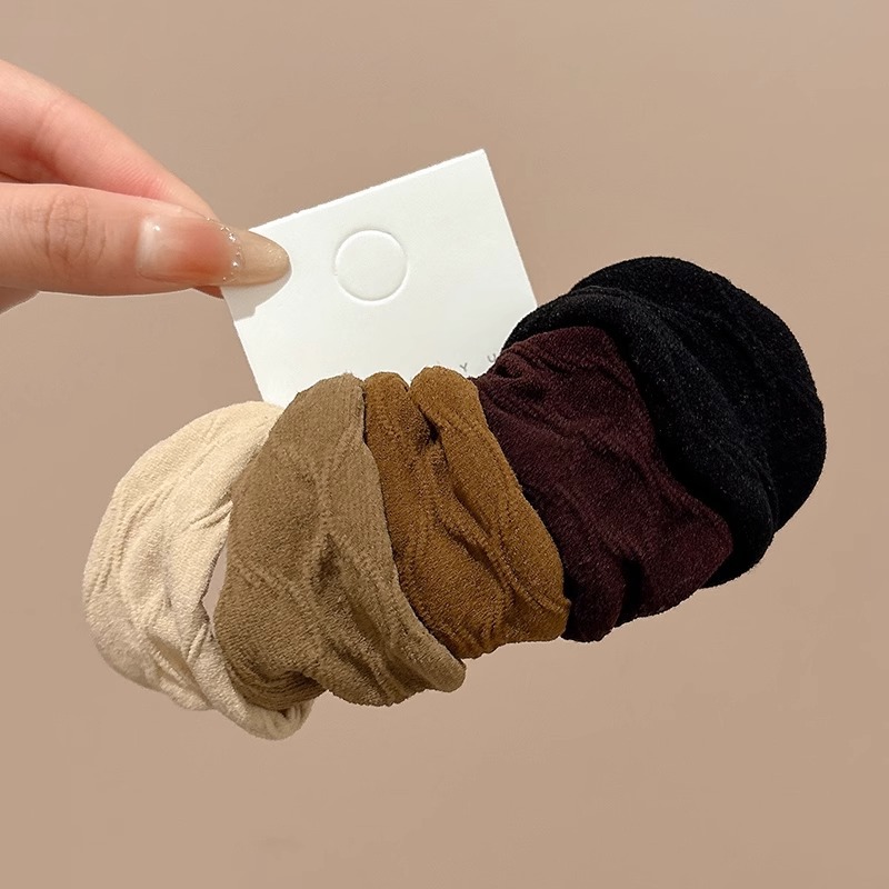 Mascarilla facial agradable para la piel para niñas, lazo para el cabello, cuerda para la cabeza de cola de caballo alta, cuerda para el cabello atada para niños, tocado de goma de alta elasticidad y duradero