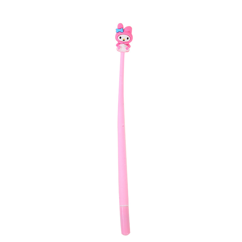 Yqiduo lindo Sanrio mecedora pluma de gel estilo de dibujos animados pluma de agua negro pluma de firma pluma de regalo 0,5