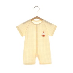 Baby one-piece outfit summer clothes 100% cotton summer short-sleeved boneless onesie baby summer wear newborn crawling suit summer outfit