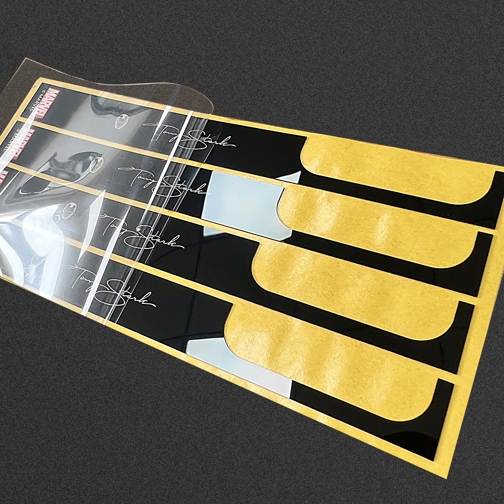 定做PET标牌 PC商标 激光切割 金属质感 pet贴纸  撕膜留字