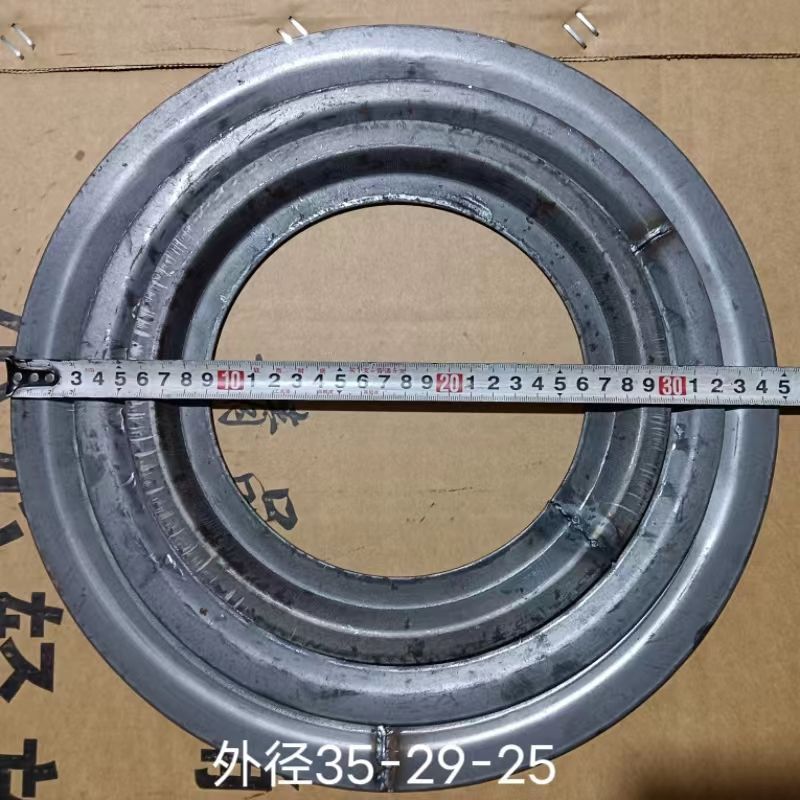 ☍家用钢板炉圈柴火炉炉圈法兰圈垫圈铁桶炉盖子煤气罐灶台