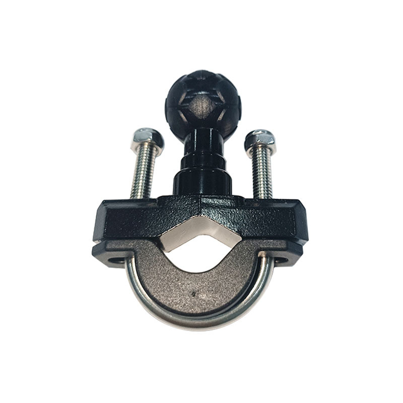 Accesorios universales de cabeza de bola de 1 pulgada de navegación para teléfonos móviles, soporte de base, enlace de diamante cuadrado, espejo retrovisor para motocicleta