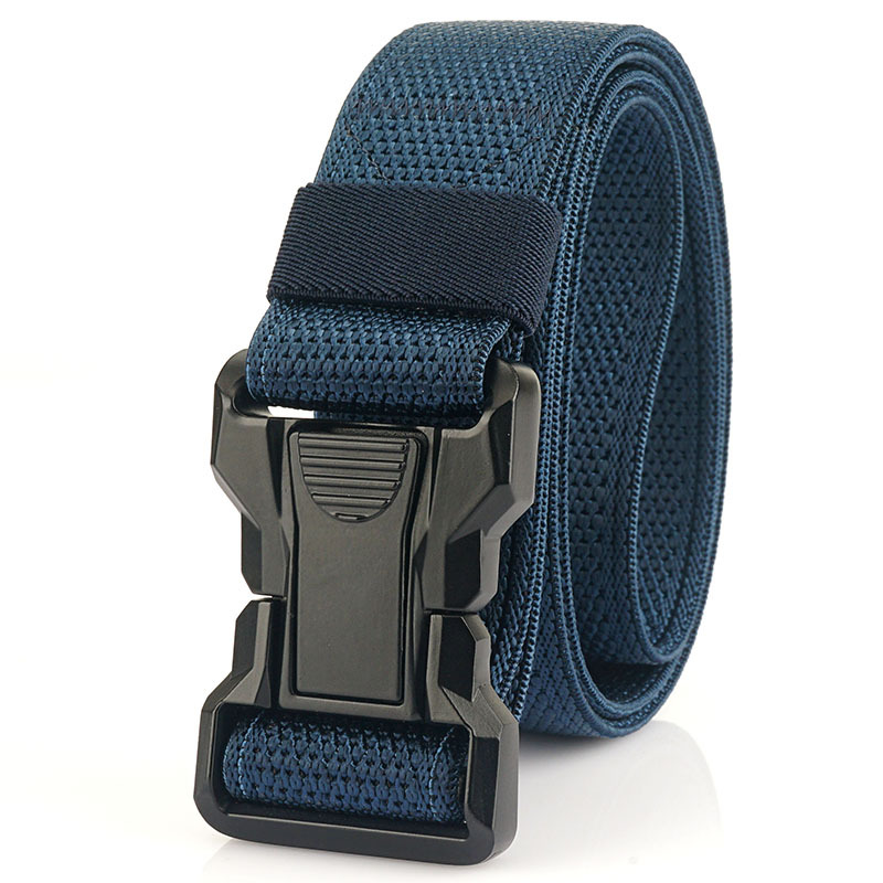 Nueva hebilla rápida cinturón táctico ventiladores militares entrenamiento al aire libre nylon elástico tejido overoles cinturón todo partido