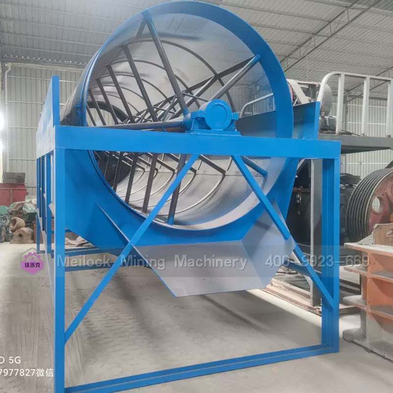 滚筒筛 圆筒回转筛 沙石建筑垃圾双层分离设备筛分效果好出优惠价
