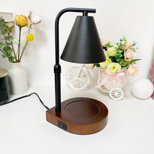 跨境爆款香薰台灯支持USB手机充电床头氛围灯取暖香薰融烛灯