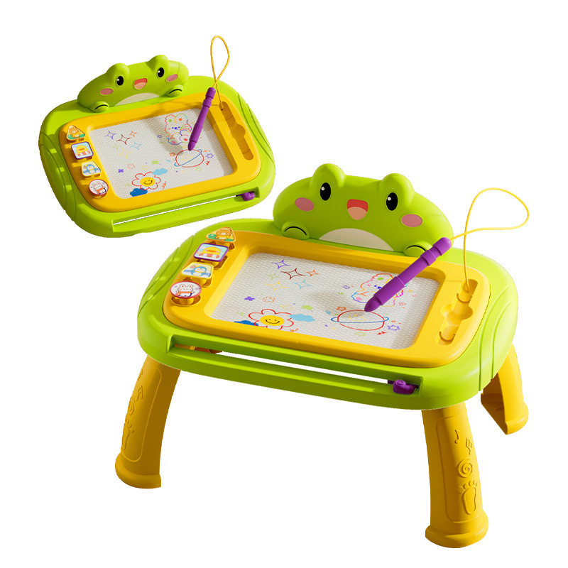 子供用お絵かきボード、家庭用幼児用磁気大文字ボード、赤ちゃん落書き磁気絵画おもちゃ、絵画と書き込みボード、消去可能|undefined