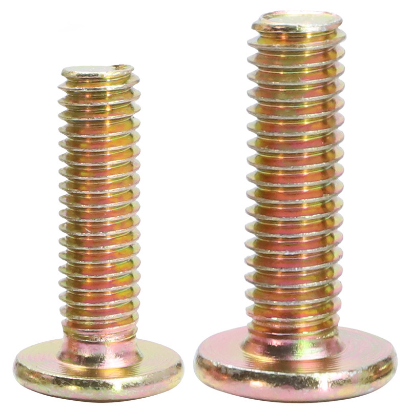 Iron plating zinc flat head inverted cross -side cross -edge screw flat -head furniture screw screw wholesale bolt M6m8 2