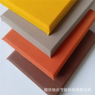 报告厅A级防火防撞布艺软包吸音板 玻纤隔音板墙面装饰吸声板