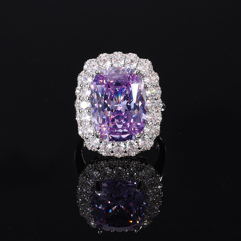 2024 nueva joyería Zhuang Shengsheng, fondo de cobre, simulación chapada en oro, nido de pájaro cortado, traje de temperamento de tesoro de color femenino 12*16