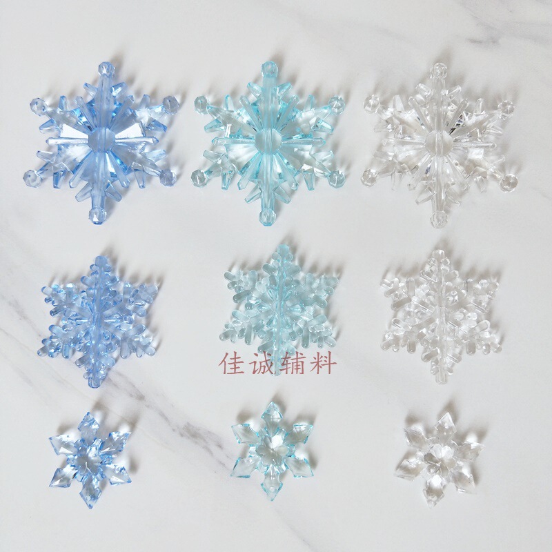 Cross-Border Various Transparent Blue Snowflakes DIY Pendants Christmas Accessories Acrylic Crystal Snowflakes 3-11cm Cross-Border Various Transparent Blue Snowflakes DIY Pendants Christmas Accessories Acrylic Crystal Snowflakes 3-11cm