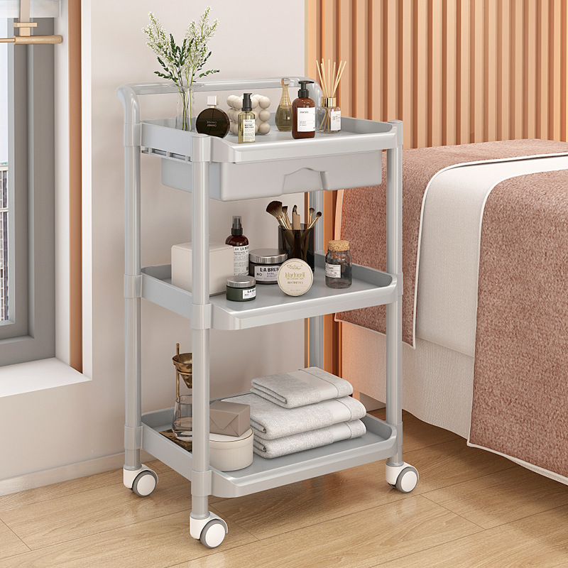 Nuevo modelo de plástico completo del cajón gris de tres capas * 0x0cm * *