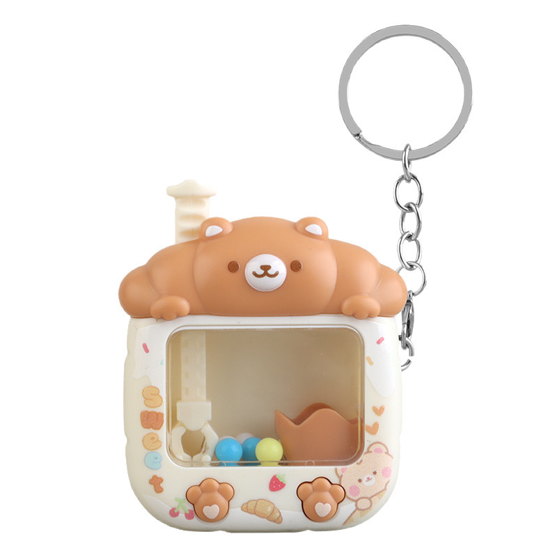 ボールキャッチマシンキーホルダー楽しいかわいいミニクレーンゲーム子供のおもちゃ小さなクリップ人形ペンダント卸売|undefined