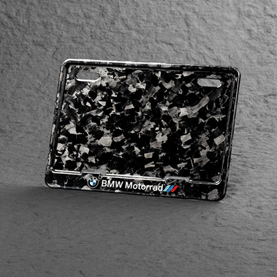 plate holder, license plate frame, Nömrə qabı - motorcycle-ultra-high-end-forged-snowflake-carbon-bmw