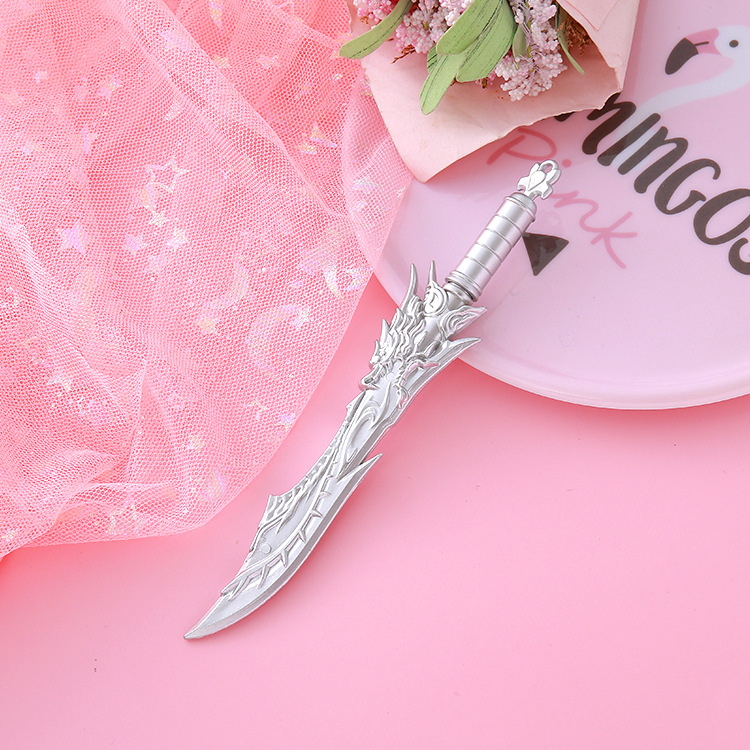 Pluma de góner con forma de arma creativa, papelería linda, espada, pluma de agua, herramienta de escritura para estudiantes, premio, regalo, pluma de góner