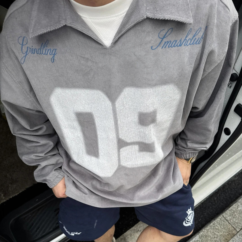 【高品质】时尚百搭潮流简约轻奢痞帅肌理感男士轻奢痞帅套头卫衣|undefined