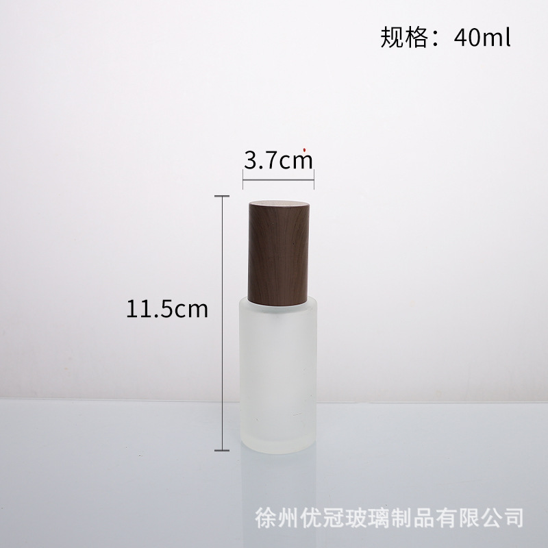 40ml; cabeza de pulverización; vidrio