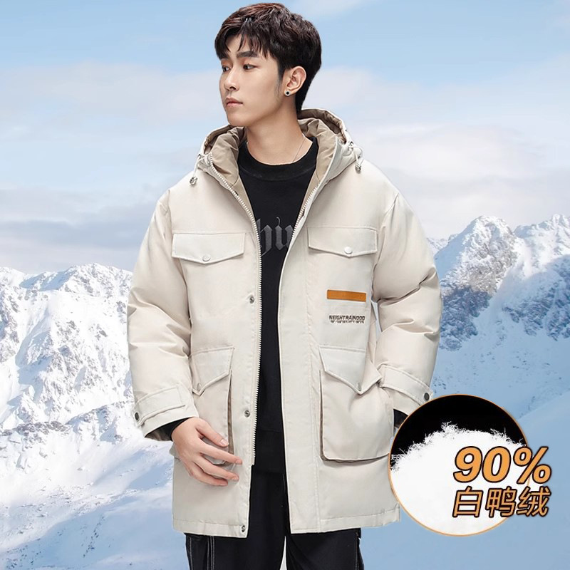 Waterproof keep warm men's camouflage down jacket for men and women
