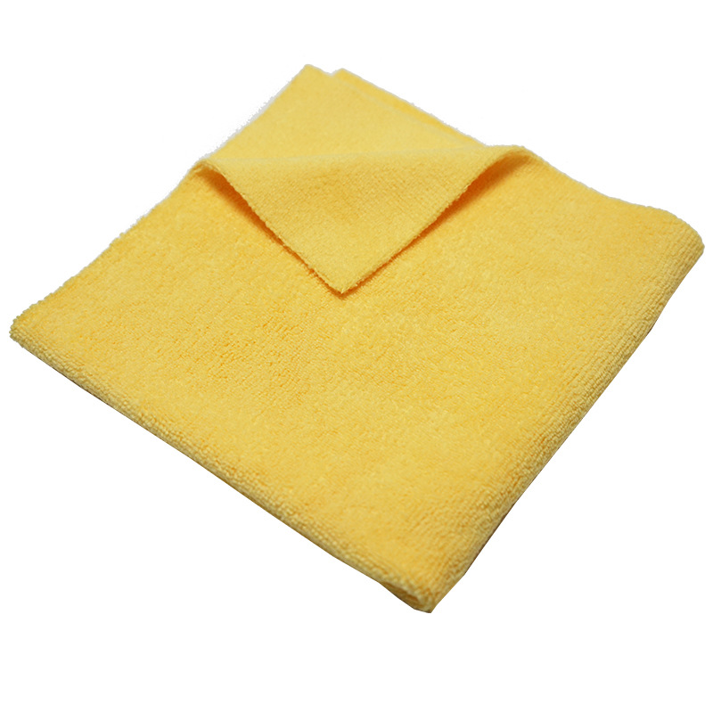 Paño pequeño cuadrado para encerar autos, absorbente, con revestimiento de cristal, para limpieza, pulido de bordes, paño para limpiar autos, paño de microfibra para pulir con bloqueo de bordes
