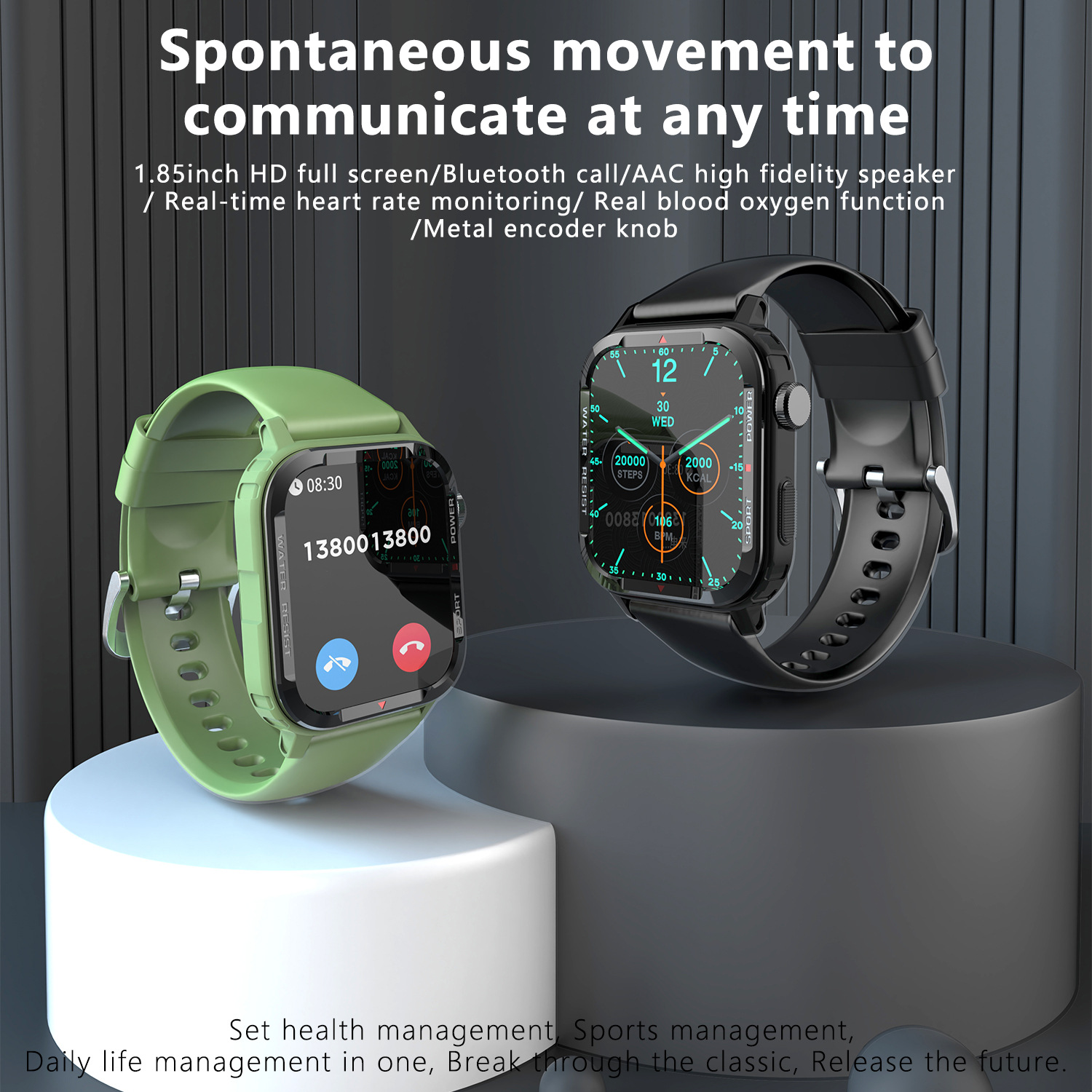G96 Smartwatch-Armband, echte Herzfrequenz, Blutsauerstoffgehalt_voghion.com