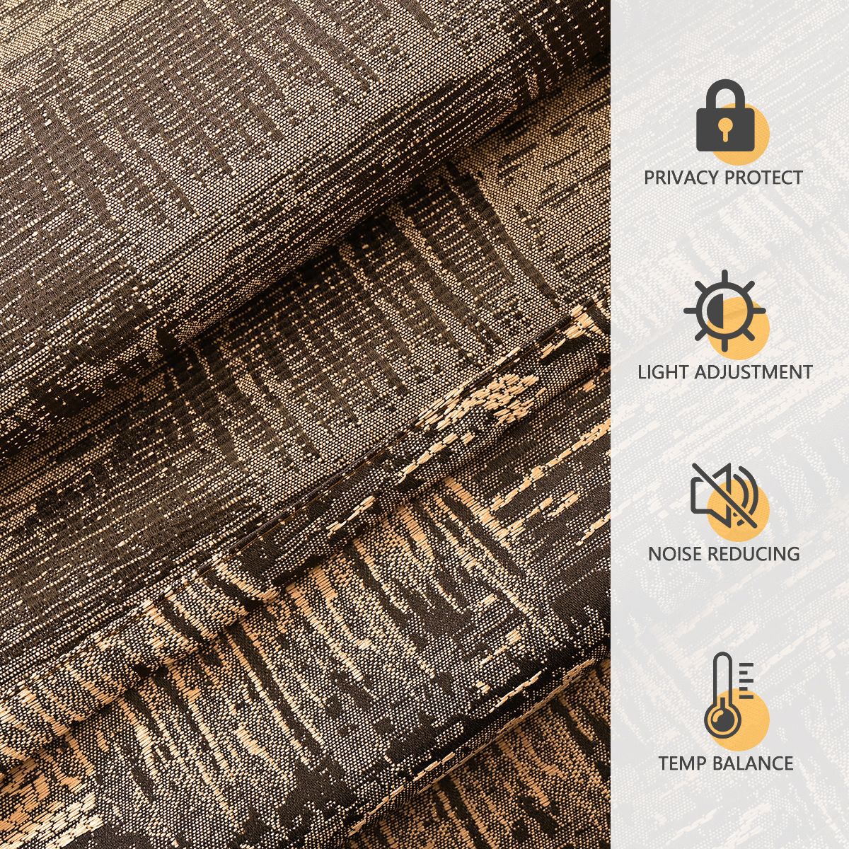 Amazon transfronterizo nueva cortina de madera jacquard cortina perforada cortina de sala de estar TEMU en stock