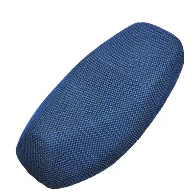 Electric Vehicle Seat Cover, Heat-Insulating, Sun-Proof, Waterproof, Breathable, Battery Car Seat Cover, Universal Mesh Seat Cover for All Seasons, Wholesale (Electric car cushion) - blue-l