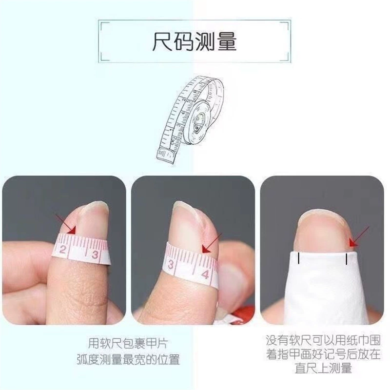 Nail stickers with bow for manicure