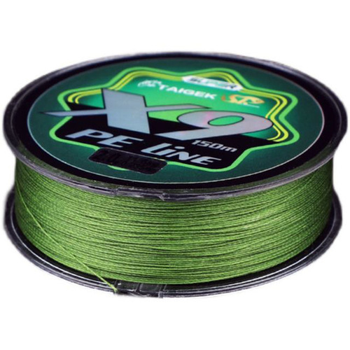 9 braided 150m braided fishing line green PE line 0.8#-6# braided line green label boat fishing anti-biting line table fishing line