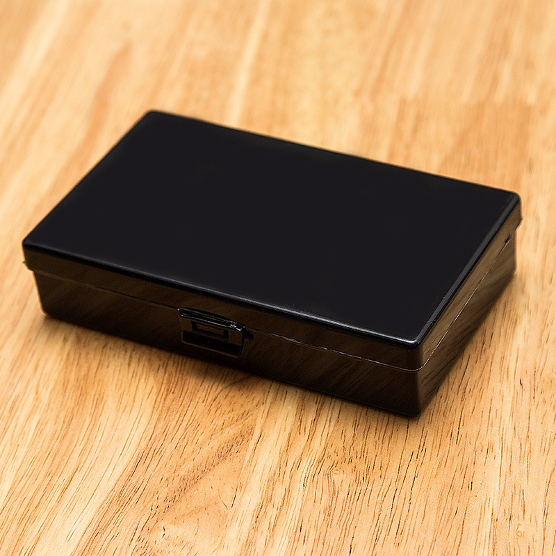 5 rectangular de almacenamiento de plástico transparente caja vacía estudiante papelería herramientas caja de plástico embalaje PP piezas caja de plástico