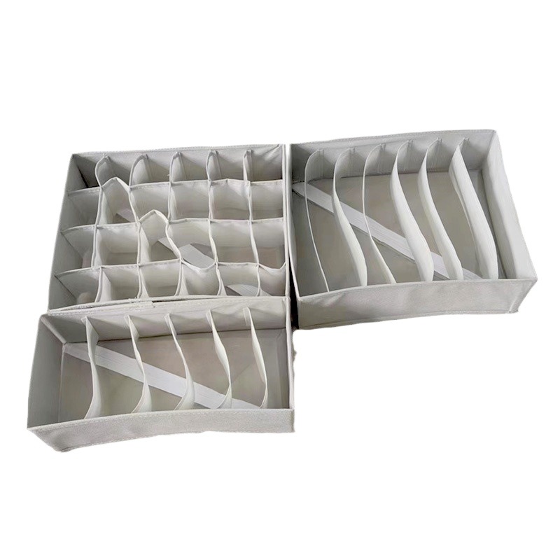 Caja organizadora de tela 3 piezas, plegable, para calcetines y ropa – Producto para Amazon