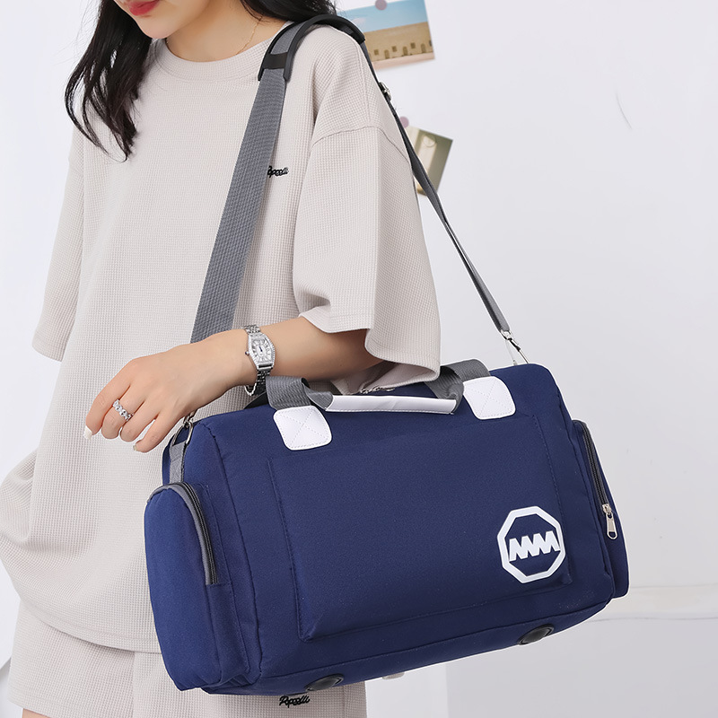 Bolsa de fitness Bolsa de viaje portátil de gran capacidad antisalpicaduras de agua Bolsa de almacenamiento de equipaje de corta distancia Bolsa de almacenamiento Bolsa de viaje ligera