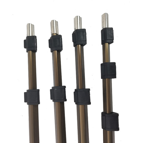 Toggle triangle net pole fishing net pole fishing supplies aluminum alloy telescopic 3 sections 4 sections net pole