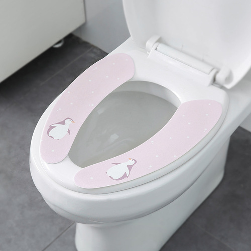 Household toilet seat all-season stick-on toilet seat waterproof toilet sticker manufacturer wholesale can be shipped on behalf of