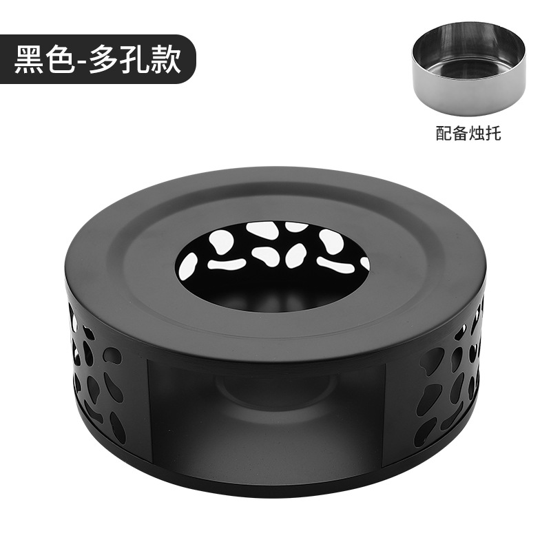Estilo coreano de acero inoxidable té calentador hogar al aire libre estufa té cocina calefacción base té calentador ventas directas de la fábrica en stock