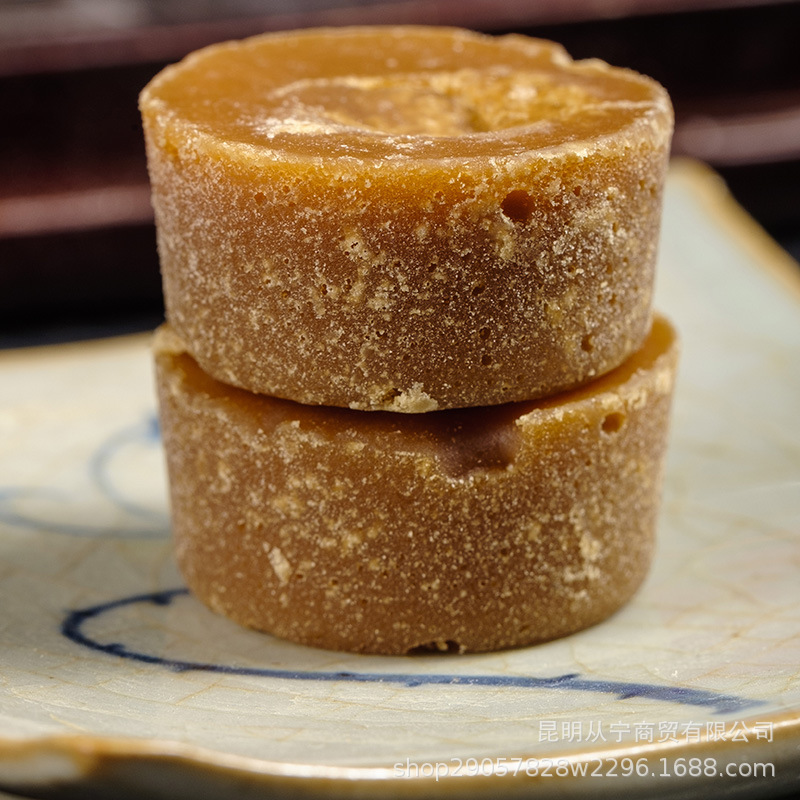 Yunnan Qiaojia Small Bowl Brown Sugar Pure Sugarcane Juice Individually Wrapped Jar 368g specifications