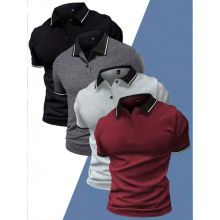 V 15538 Men's lapel T-shirt ��ʿ���� T ���羳����ͨ����