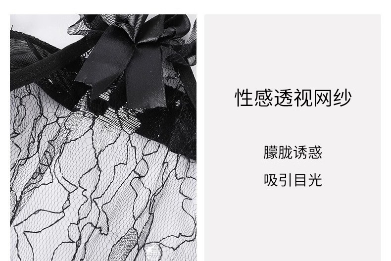 欧美蕾丝性感睡衣 吊带网纱连体衣紧身 情趣内衣套装银丝诱惑批发