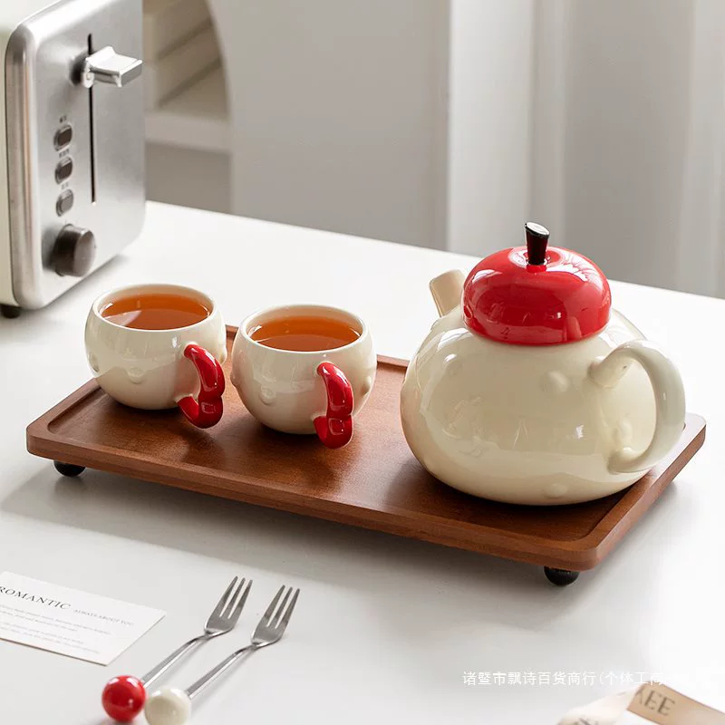 Ceramic teapot, tea cup, set, gift box, christmas gift, Birthday gift
