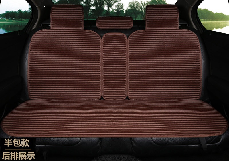 Suitable for all-season use, car seat covers, linen seat cushions, semi-enclosed seat pads, non-slip, full-coverage, health-promoting buckwheat shell for summer