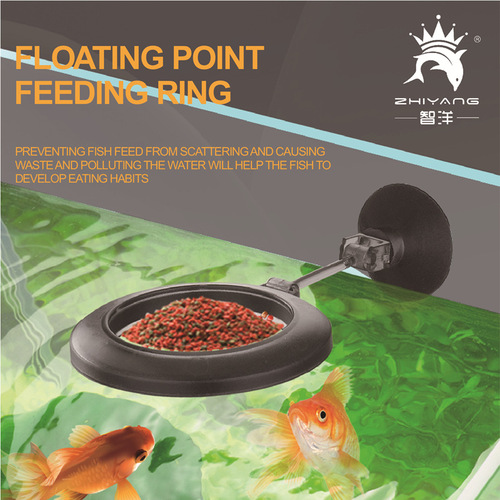 Feeding ring, multi-functional feeding ring for ornamental fish, European and American standard feeding feed combination, new cross-border product