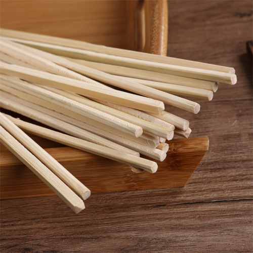 Bamboo chopsticks traditional Chinese chopsticks square chopsticks disposable chopsticks hotel chopsticks pagoda head round chopsticks Lin Yan