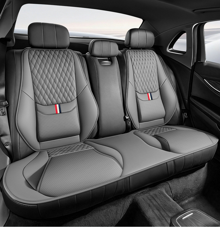 Cross-border best-selling car seat cushion, single seat universal full-leather seat cover with lumbar support and leg rest, suitable for all seasons