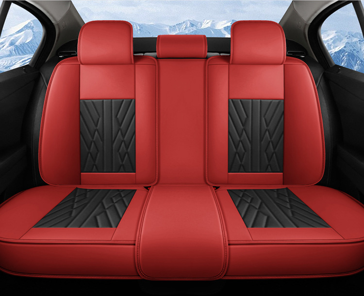 New Car Seat Cushion, Full Leather, All-Inclusive Car Cushion, Seat Cover, Four-Season Universal Leather Cushion, Car Cover, Cross-Border Wholesale