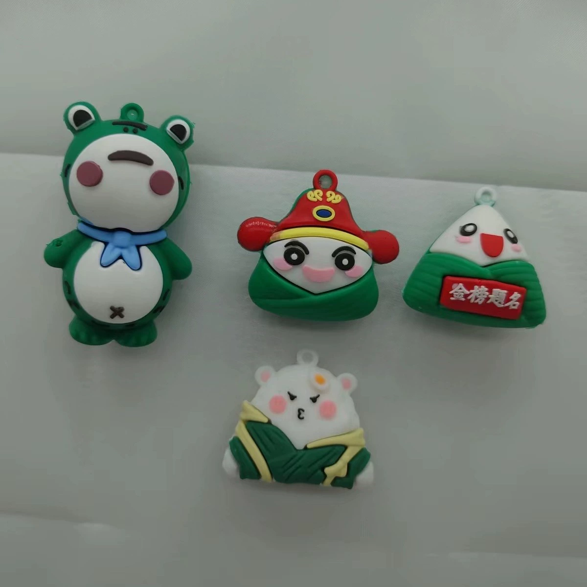2024 новый фестиваль лодок-драконов пельмени мультфильм большая лягушка брелок сумка подвеска DIY автомобильные аксессуары
