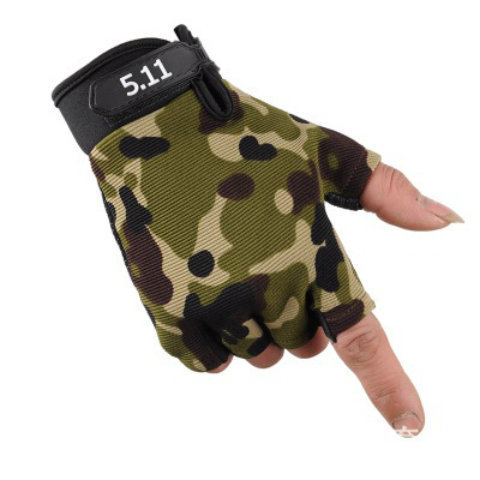 511 Half Finger Gloves for Men and Women - Cycling, Sports, Fitness, Outdoor Tactical, Non-Slip, Durable, Special Forces, Climbing, Finger-Revealing