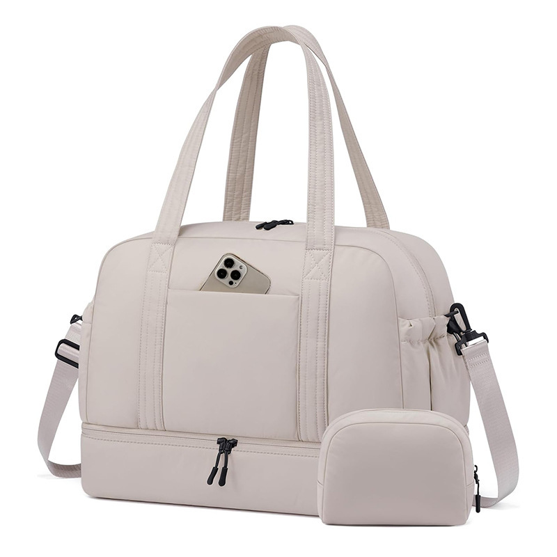 Amazon nueva bolsa de fitness de fin de semana para mujeres con zapato compartimiento bolsa de viaje con bolsa mojada bolsa de viaje bolsa de mano
